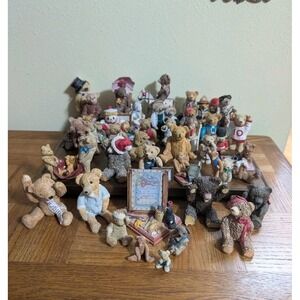 Peter Fagan Bears Lot Of 55 Signed Scotland As Is Colourbox Collectors Club Set